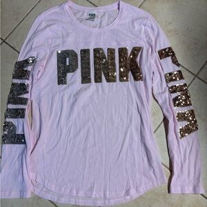 PINK Victoria's Secret Light Pink Tee